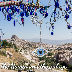 Evil Eye Pendant Hamsa Hand Of Fatima