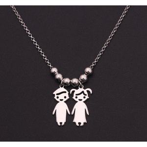 Creative new boy and girl fashion alloy custom necklace
