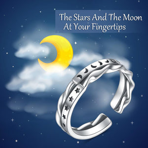 Moon Star Opening Ring