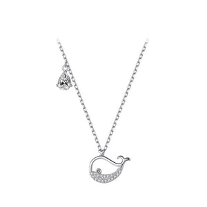 Cute Dolphin Pendant Necklace