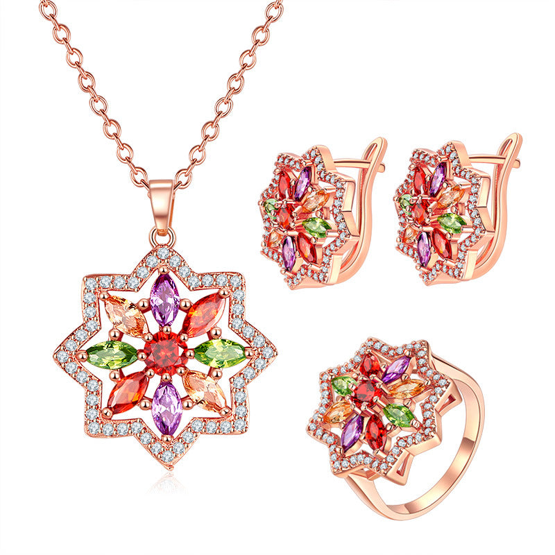 Star crystals jewelry trio