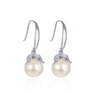 Flower pearl jewelry set
