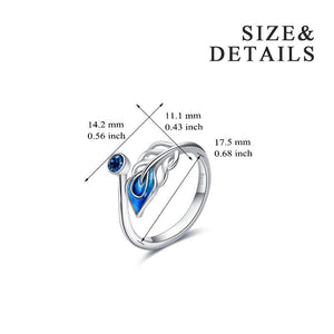 Adjustable Feather Ring Jewelry For Women