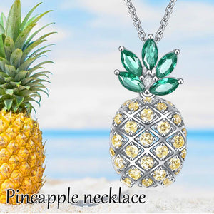 Dainty Pineapple Pendant Necklace Jewelry Gift