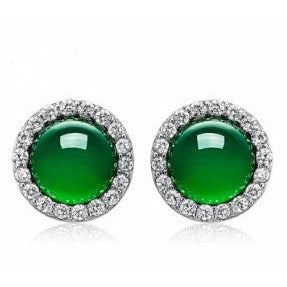 Exquisite jade earrings