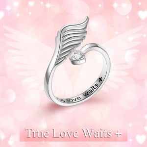 Angel Wings Purity Rings True Love Birthday Gift