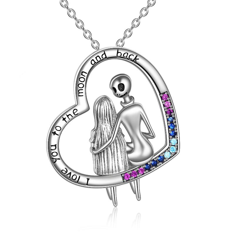 Infinity Heart Pendant Necklace